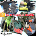 SRSAFETY 13 gauge knitted liner coated nitrile on palm,sandy finish gloves best selling gloves latex gloves